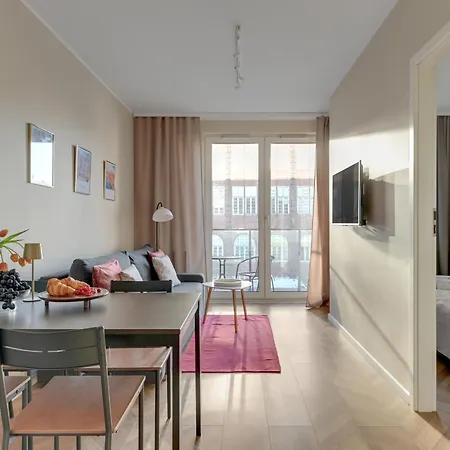 Aura 40 Center & Free Parking By Downtown Apart Otel Gdansk