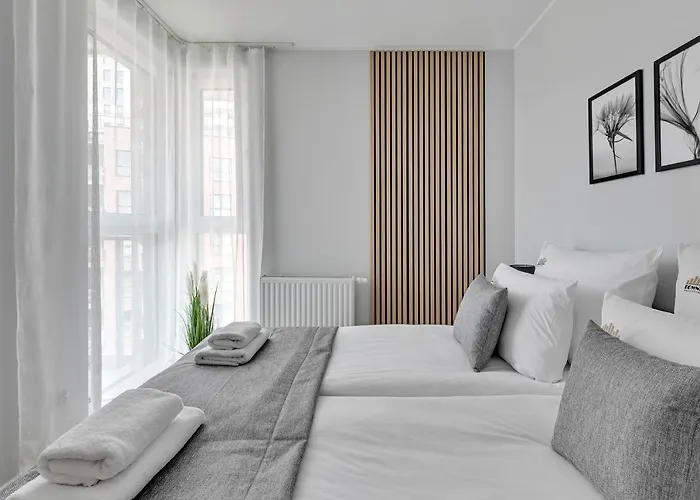 Aura 40 Center & Free Parking By Downtown Hotel apartamentowy